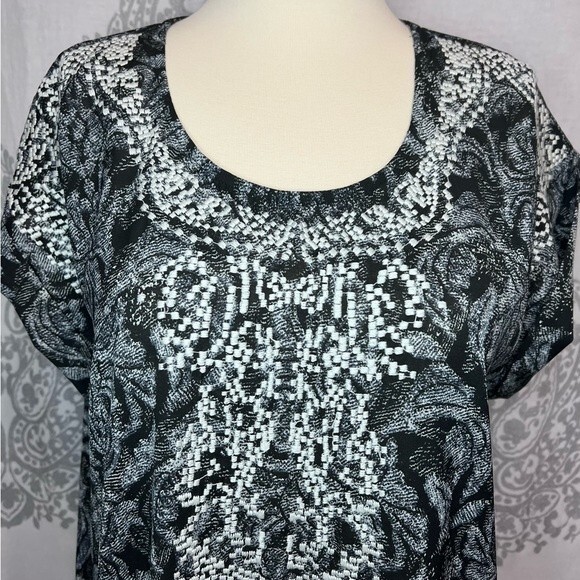 NWT H&M New Icons Model Line Daphne Groeneveld Floral Mini Tunic Dress Size 8 - Picture 5 of 7